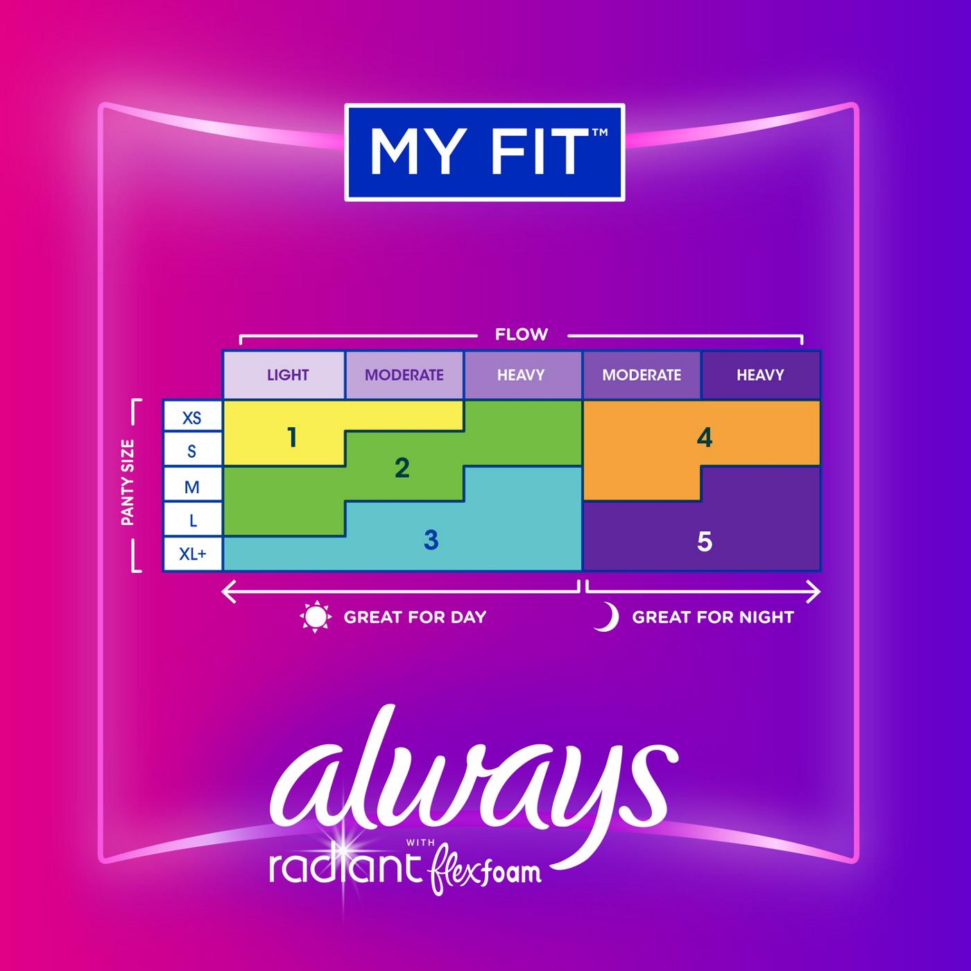 Always Radiant Pads with Wings - Heavy Flow Size 2; image 6 of 8