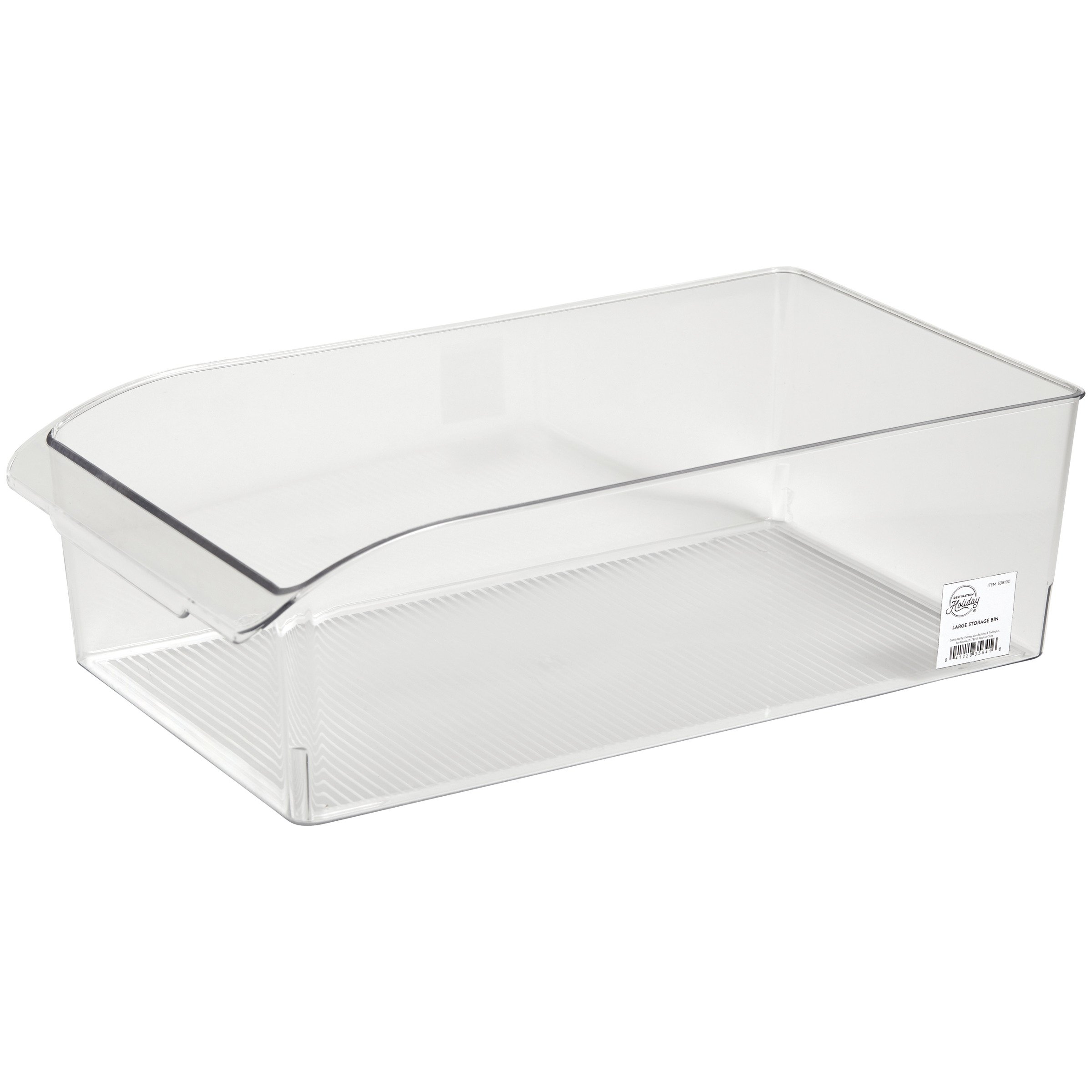 Destination Holiday Storage Bin Clear Shop Storage bins at HEB