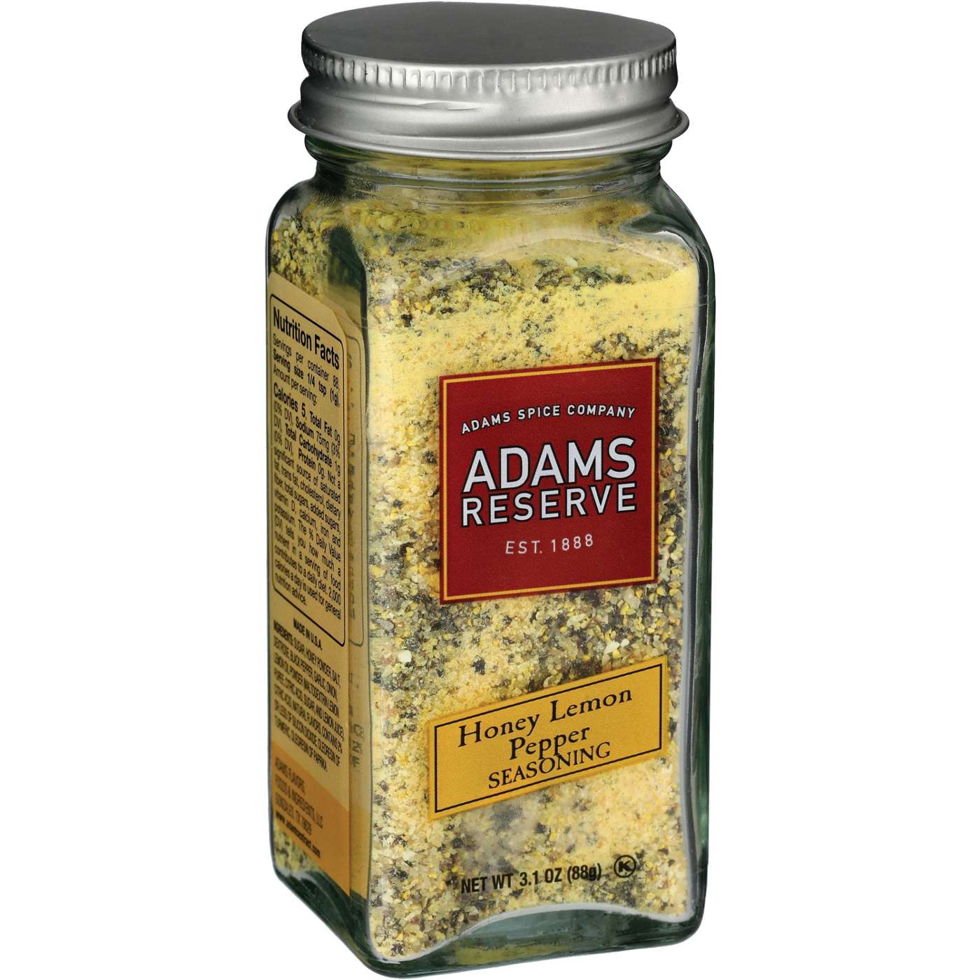 Adams Reserve Honey Lemon Pepper Seasoning; image 2 of 2