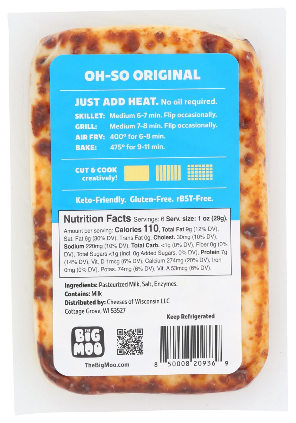 The Big Moo Baked Cheese Oh So Original Shop Cheese at HEB