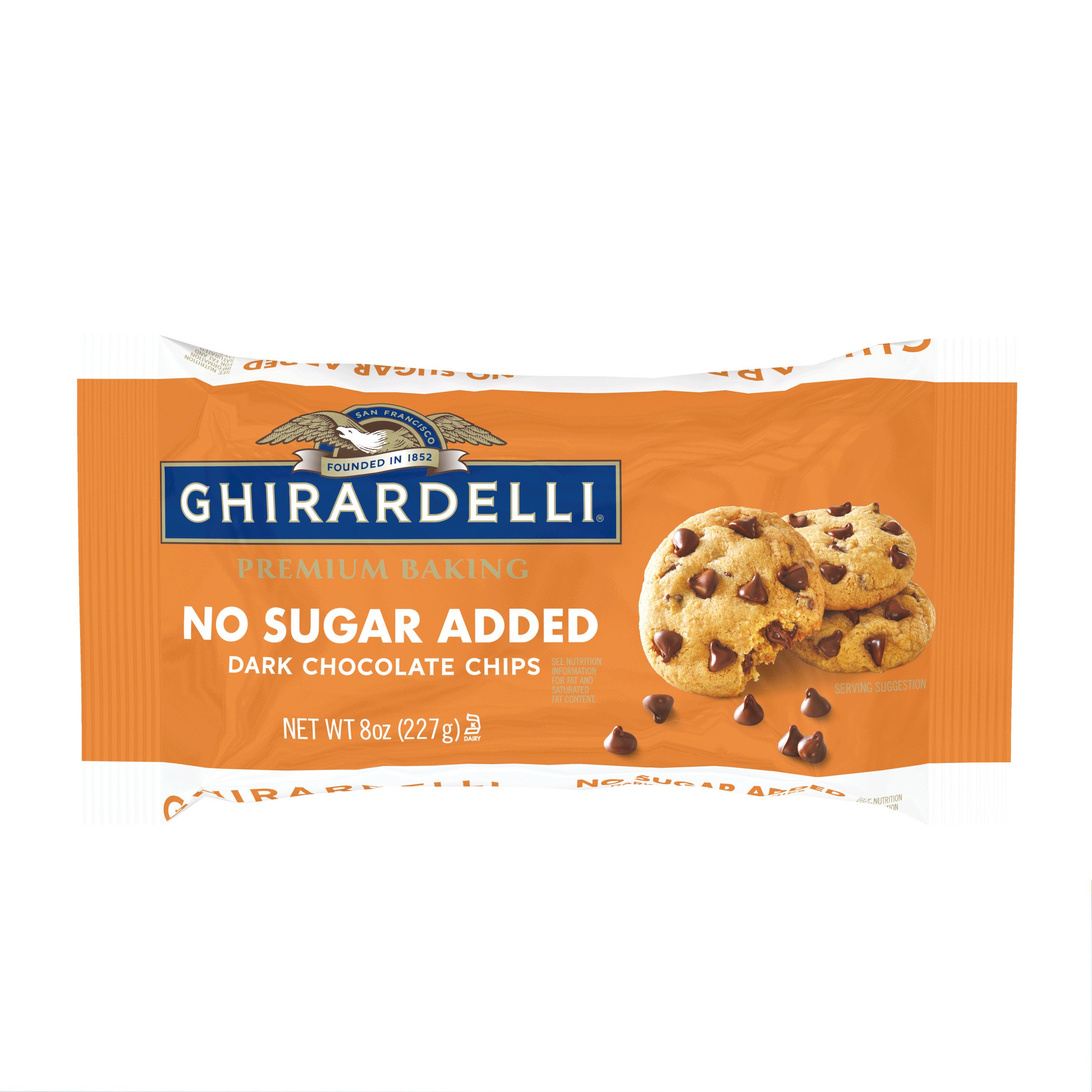 Ghirardelli Premium Baking No Sugar Added Dark Chocolate Chips Fig App