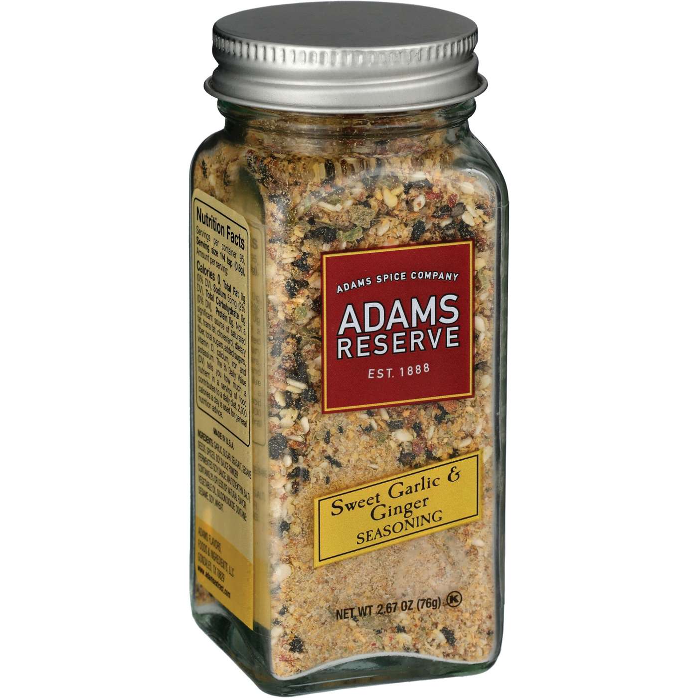 Adams Reserve Sweet Ginger and Garlic Seasoning; image 2 of 2