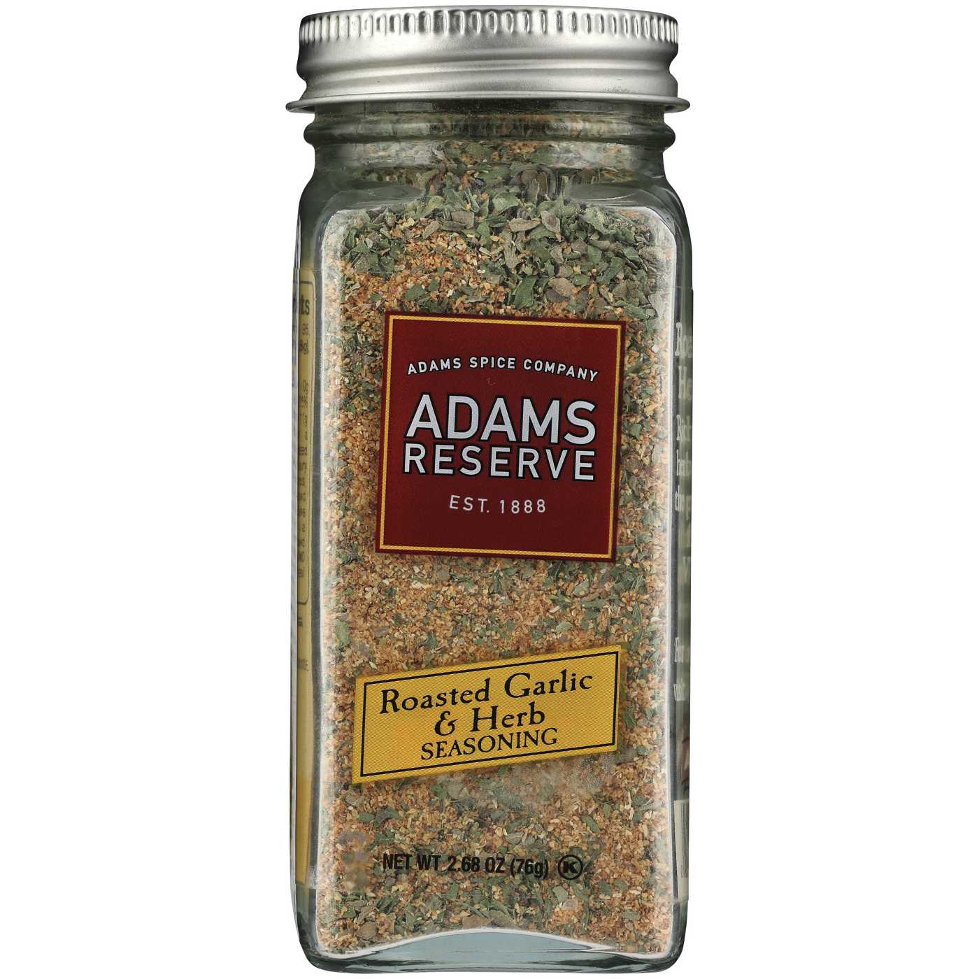 Adams Reserve Roasted Garlic & Herb Seasoning; image 1 of 2