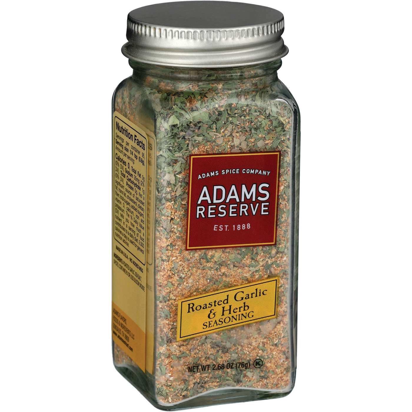Adams Reserve Roasted Garlic & Herb Seasoning; image 2 of 2