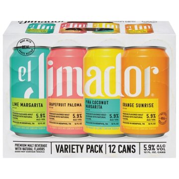 el Jimador Malt Beverage Variety 12 pk Cans, 12 oz