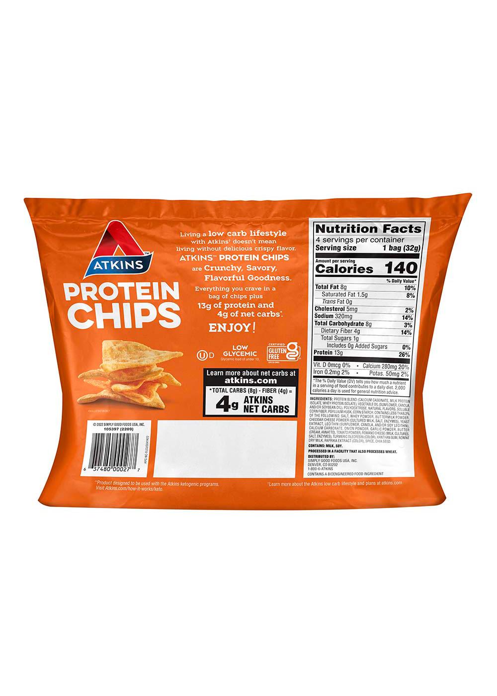 Atkins Protein Chips - Nacho Cheese; image 2 of 2
