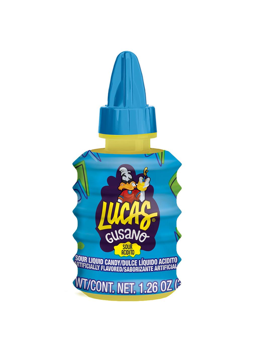 Lucas Gusano Liquid Sour Candy; image 1 of 3