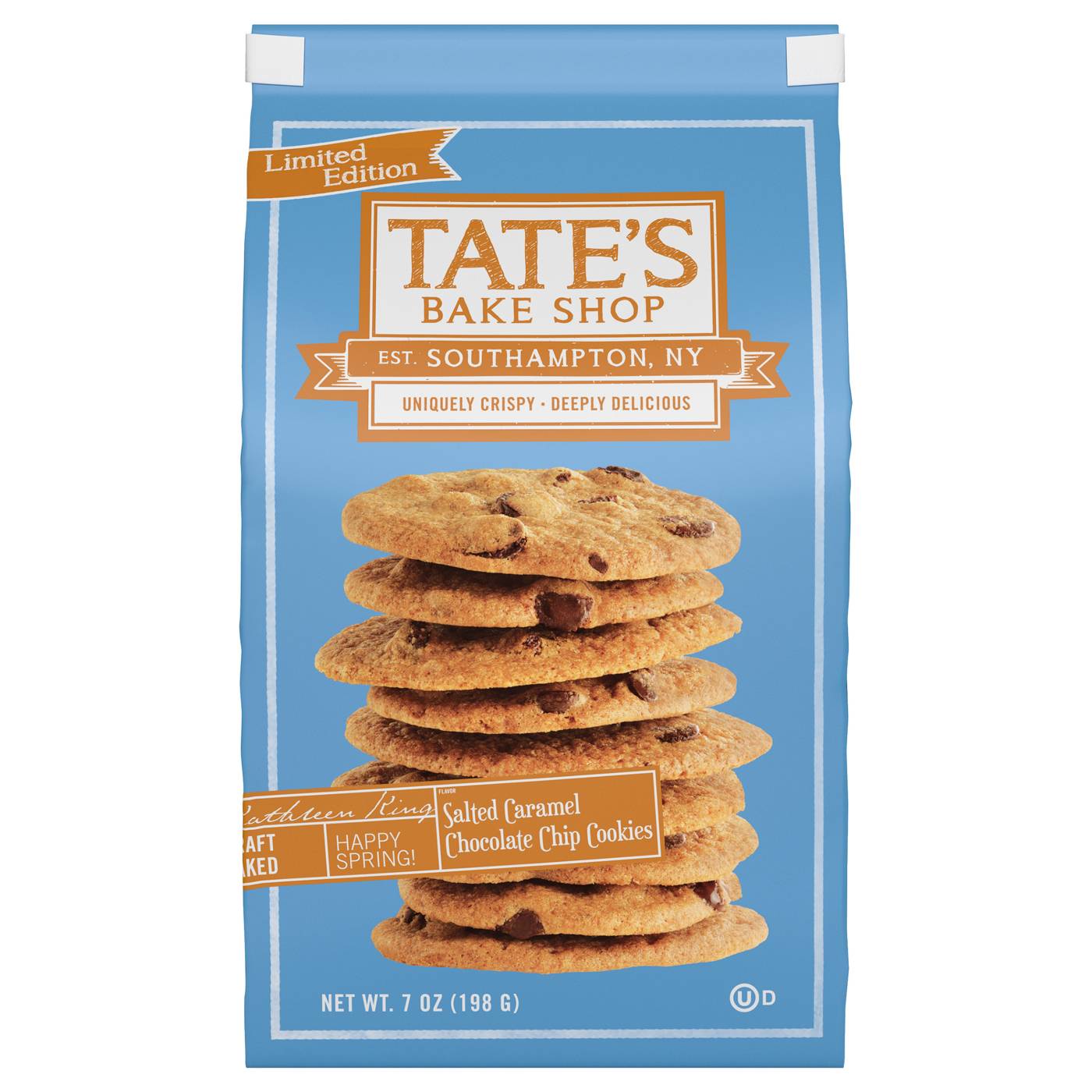 Tate's Bake Shop Limited Edition Salted Caramel Chocolate Chip Cookies; image 1 of 10