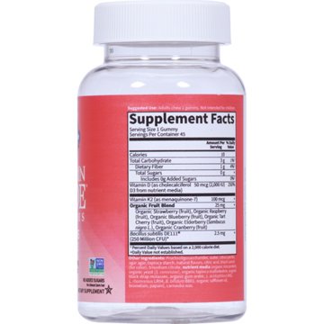 Garden of Life Vitamin Code Vitamins D3 & K2 Gummies - Raspberry Lemon, 45 ct