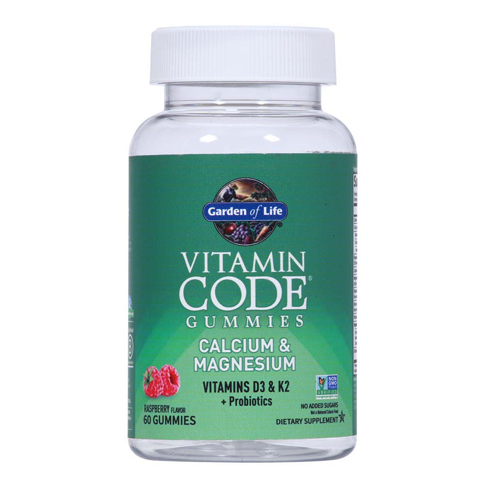 Garden of Life Vitamin Code Gummies Calcium & Magnesium - Raspberry ...