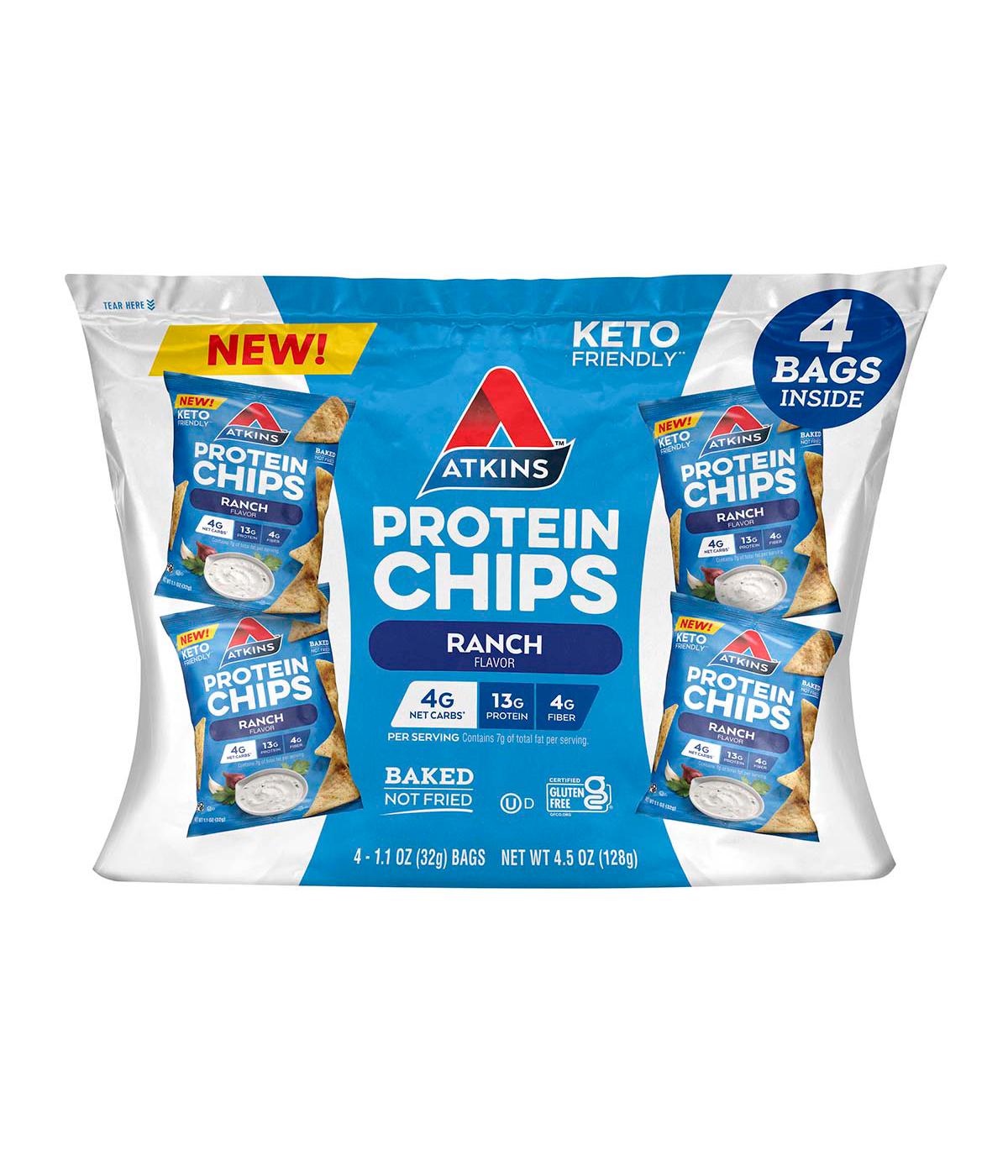 Atkins Protein Chips Ranch Shop Diet & fitness at HEB
