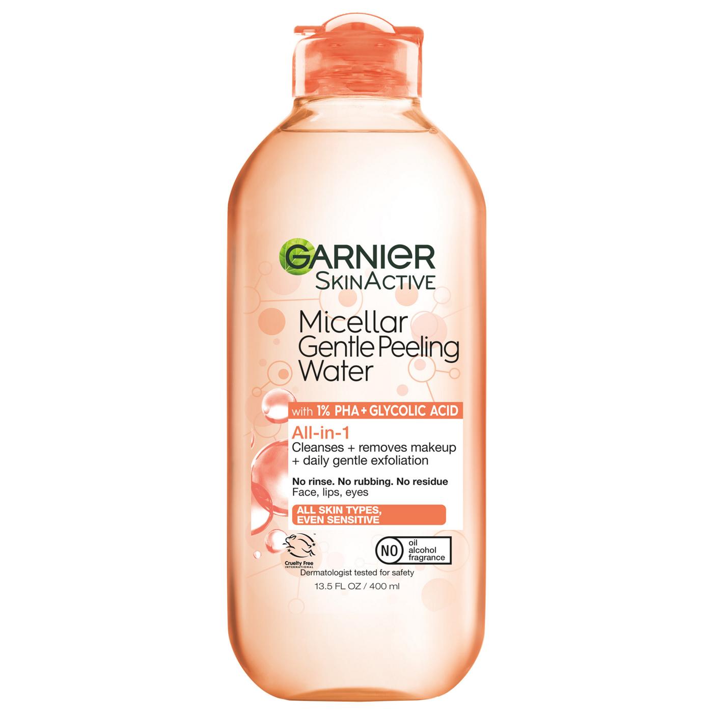 Garnier SkinActive Micellar Gentle Peeling Water; image 1 of 8
