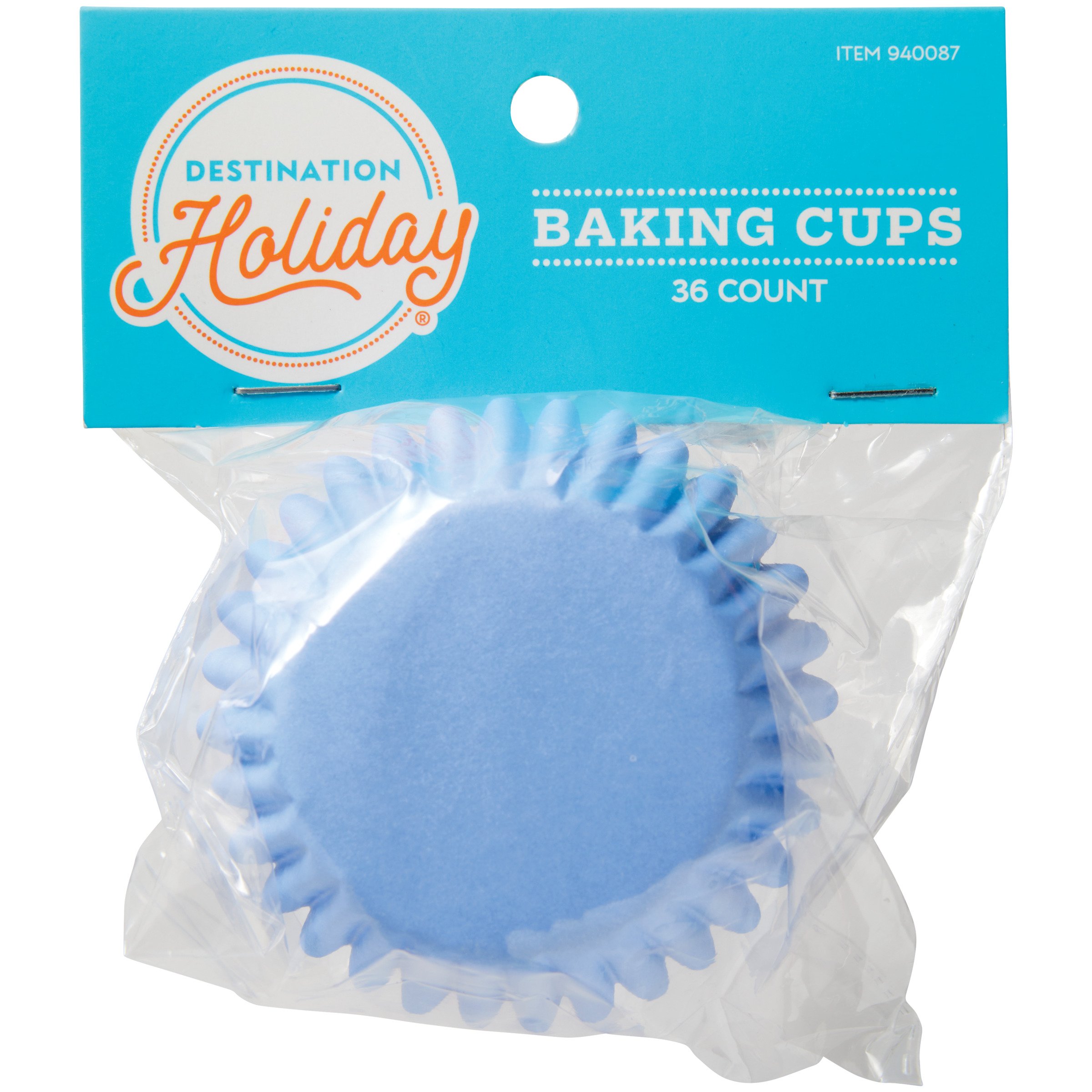 Destination Holiday Cupcake Liner Blue Shop Baking paper & liners at HEB