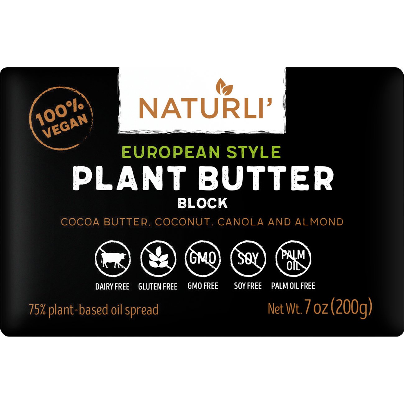 Naturli European Style Plant Butter Block Shop Butter & margarine at