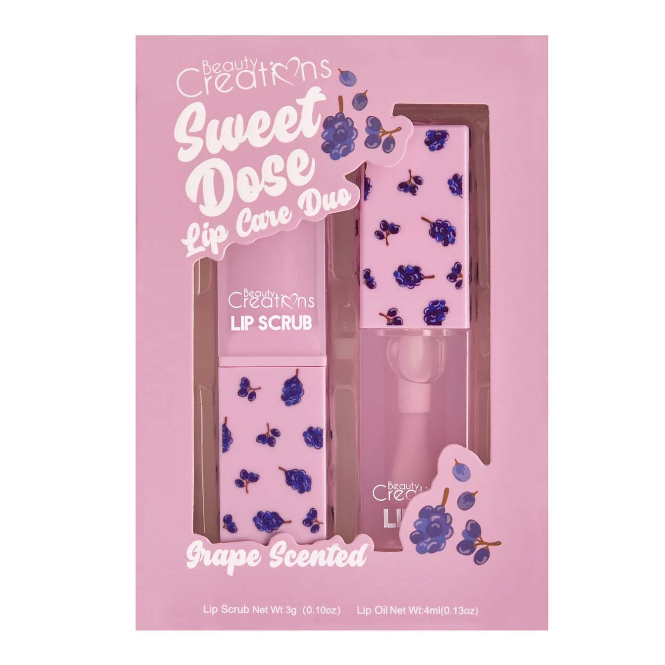 Beauty Creations Sweet Dose Lip Care Duo Grape Shop Lip Balm & Treatments at HEB