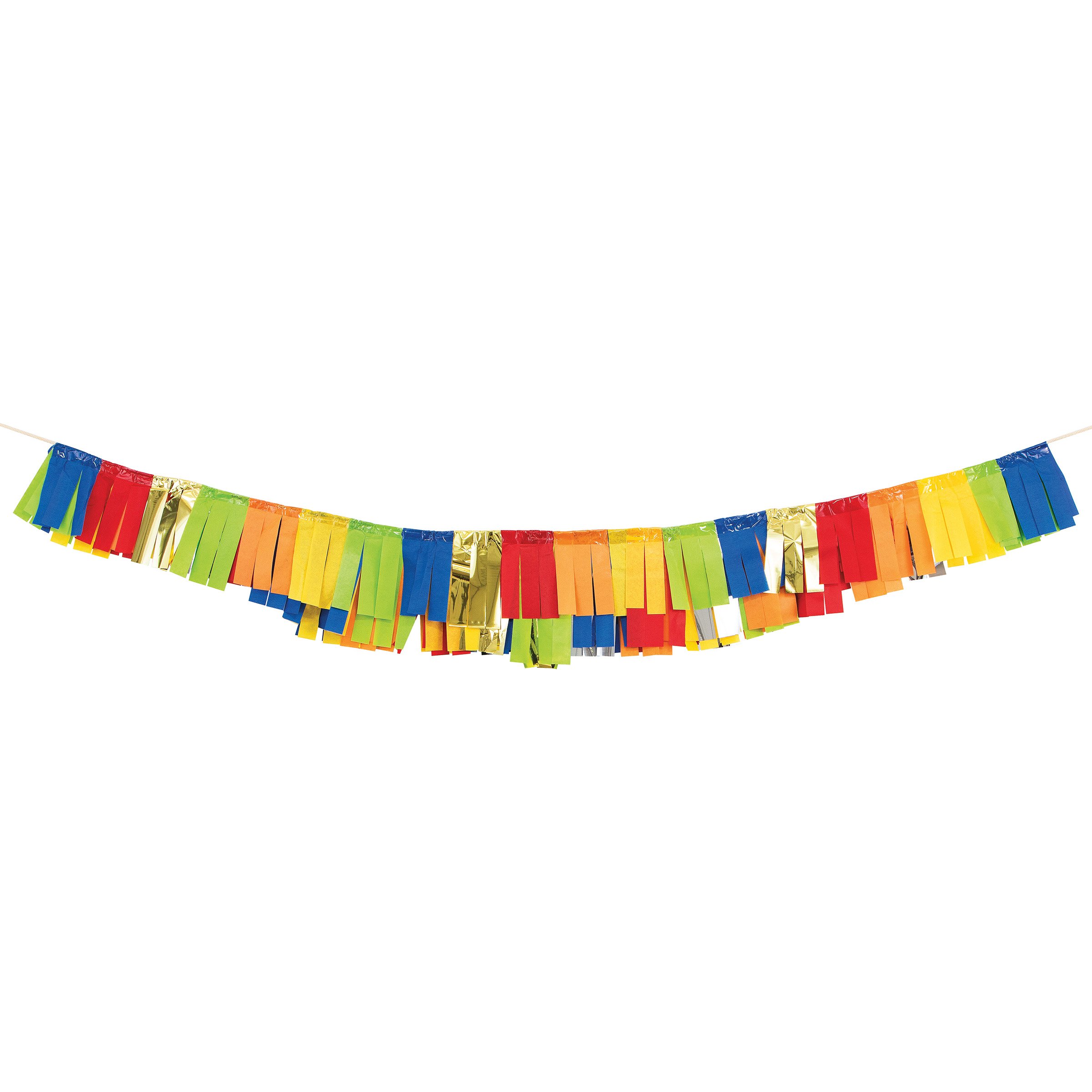 Creative Converting Birthday Tissue Fringe Garland - 6 ft