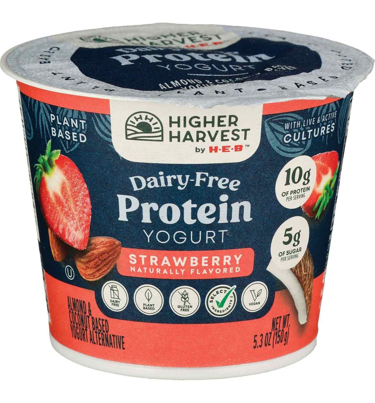Higher Harvest by HEB DairyFree 10g Protein Yogurt Strawberry