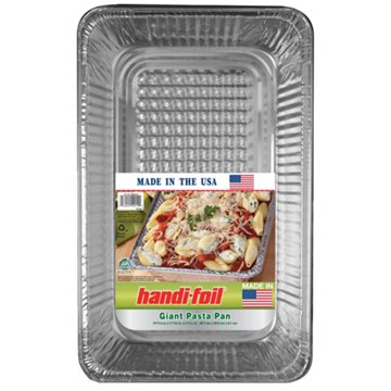Handi-Foil Giant Pasta Tin Foil Pan, 19.6" x 11.6" x 3.2"
