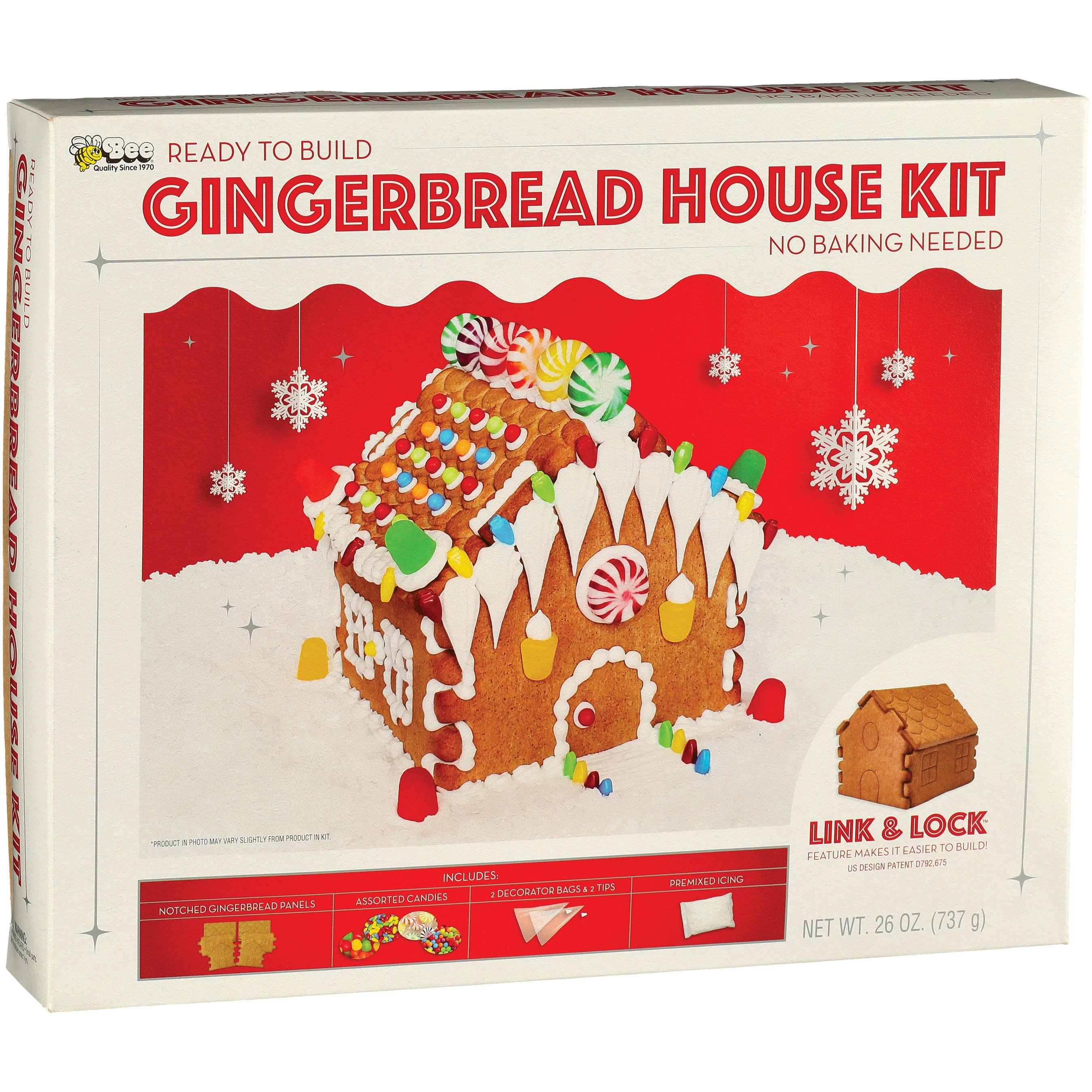 Bee International Cottage Gingerbread House Kit - Shop Cookies at H-E-B