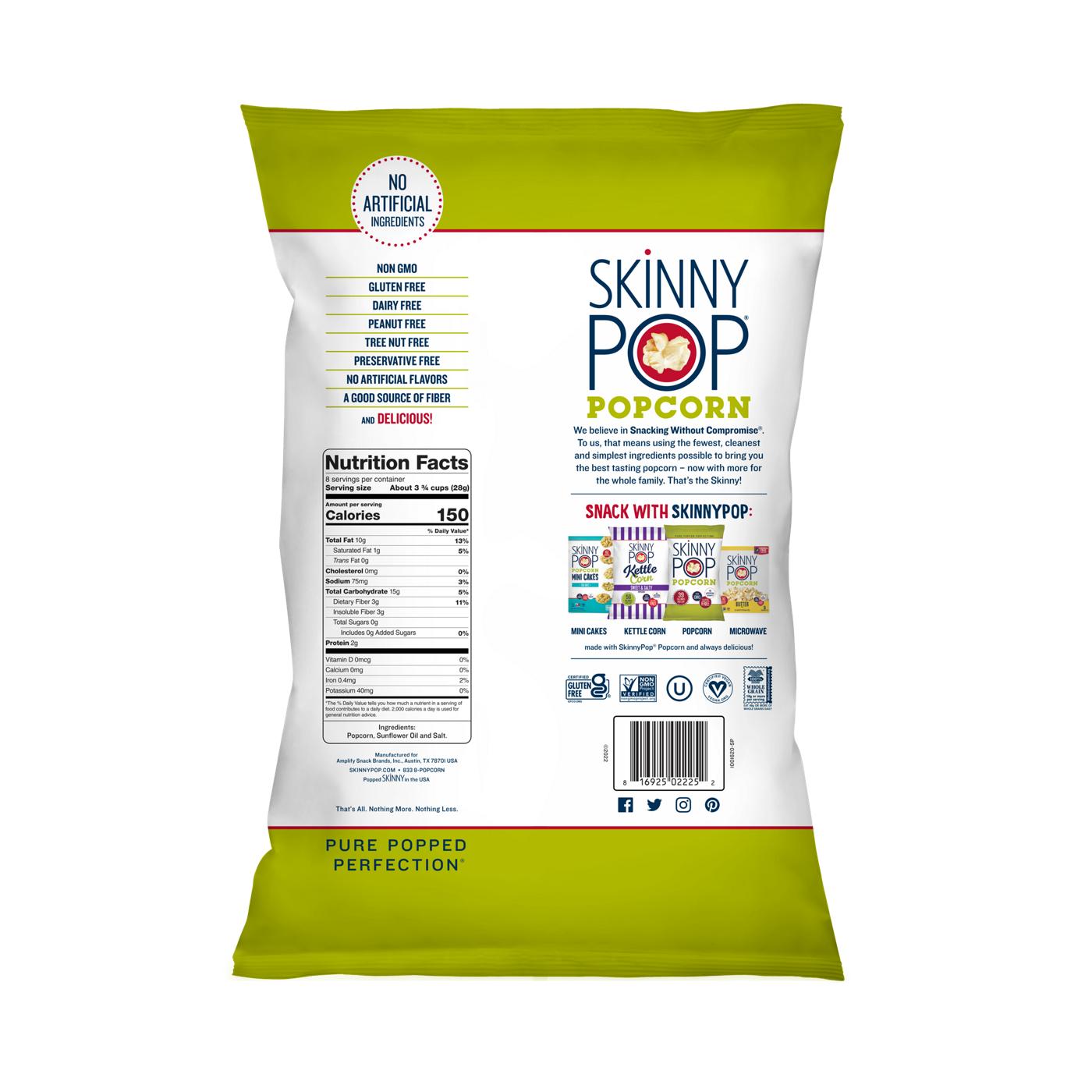 SKINNYPOP Original Popped Popcorn - Family Size; image 2 of 2