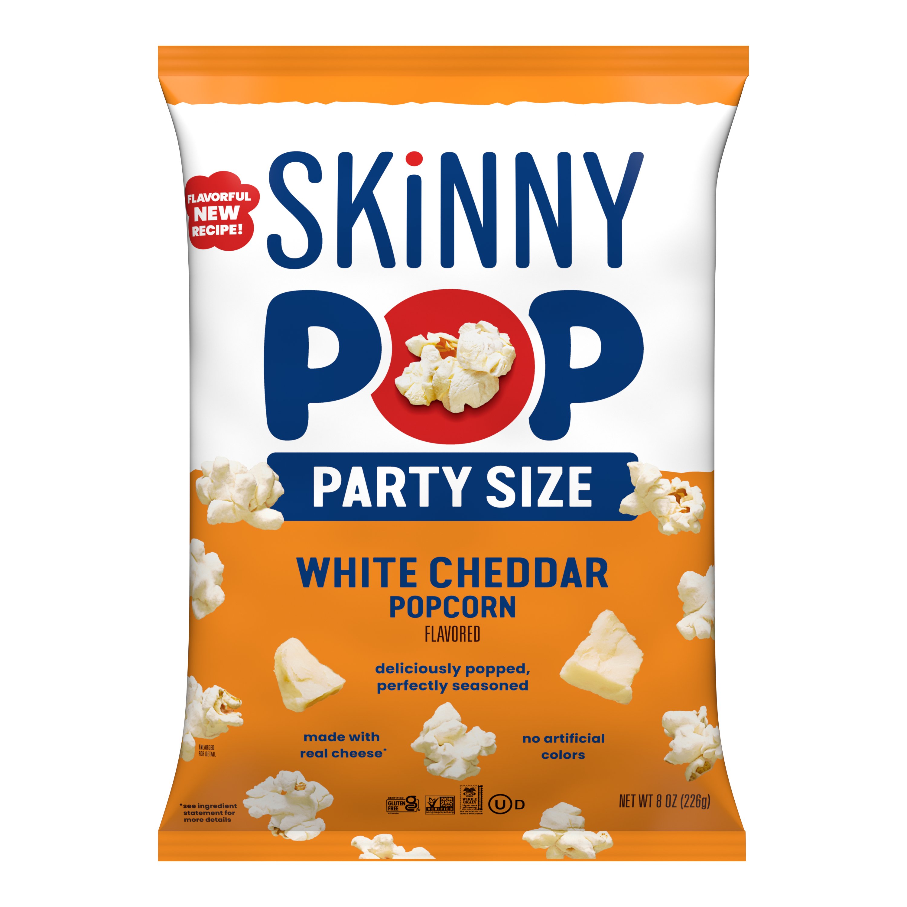 SkinnyPop White Cheddar Popcorn Family Size Shop Popcorn at HEB