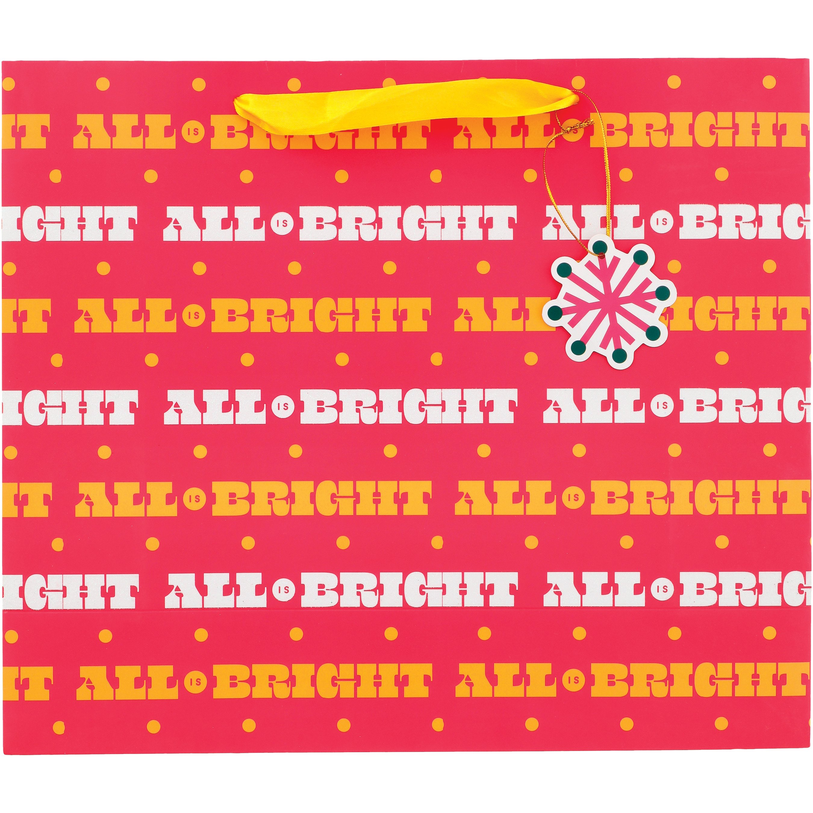 Destination Holiday All is Bright Christmas Gift Bag Medium Shop
