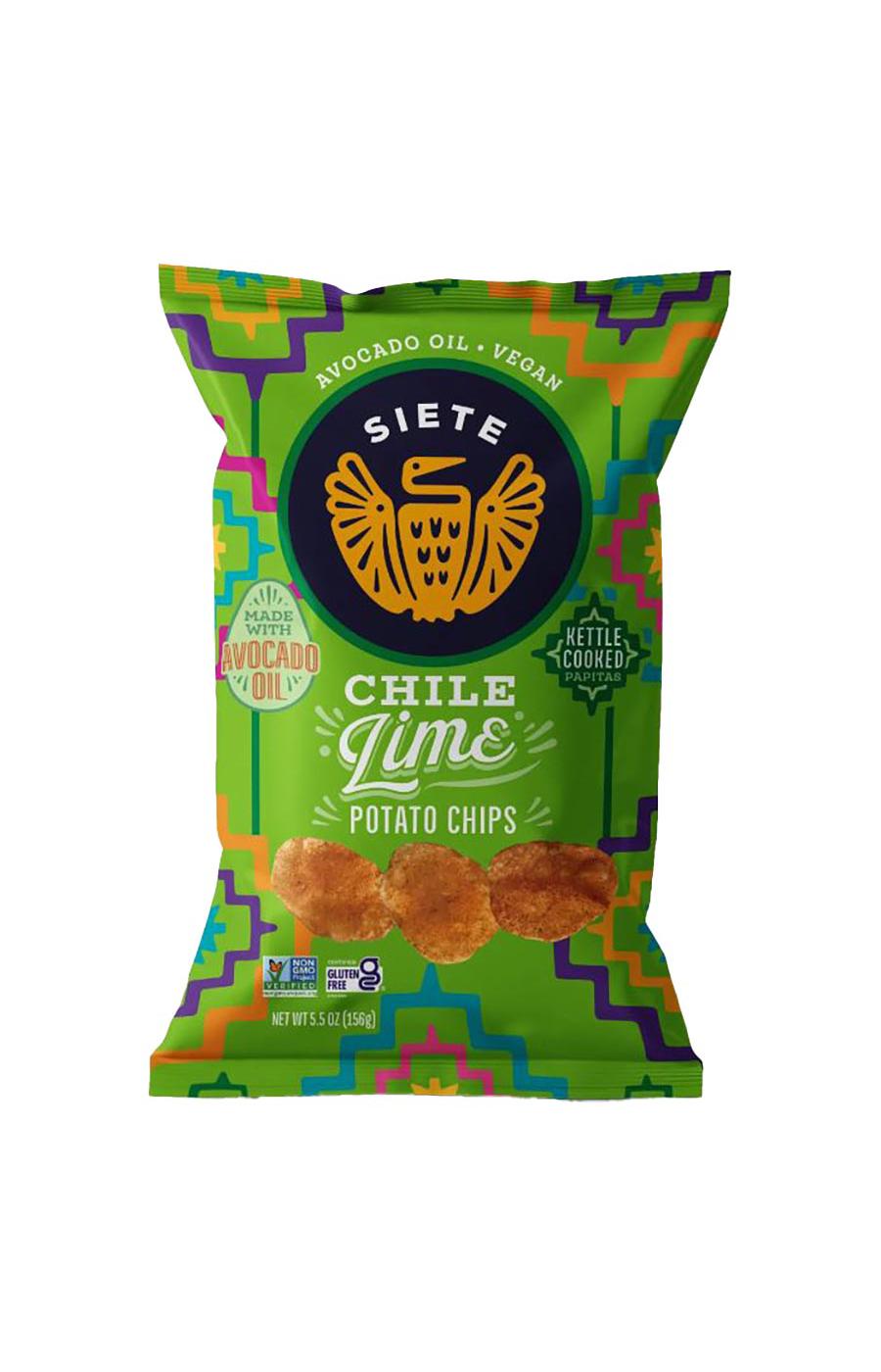 Siete Chile Lime Kettle Cooked Potato Chips Shop Chips at HEB
