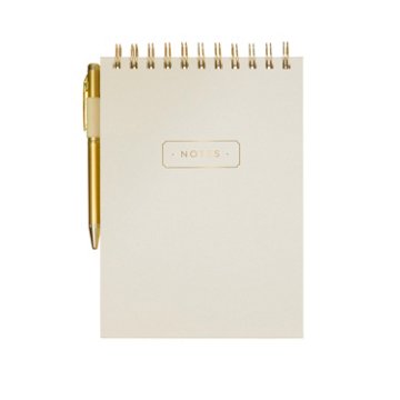 Eccolo Steno Top Spiral Notebook with Pen