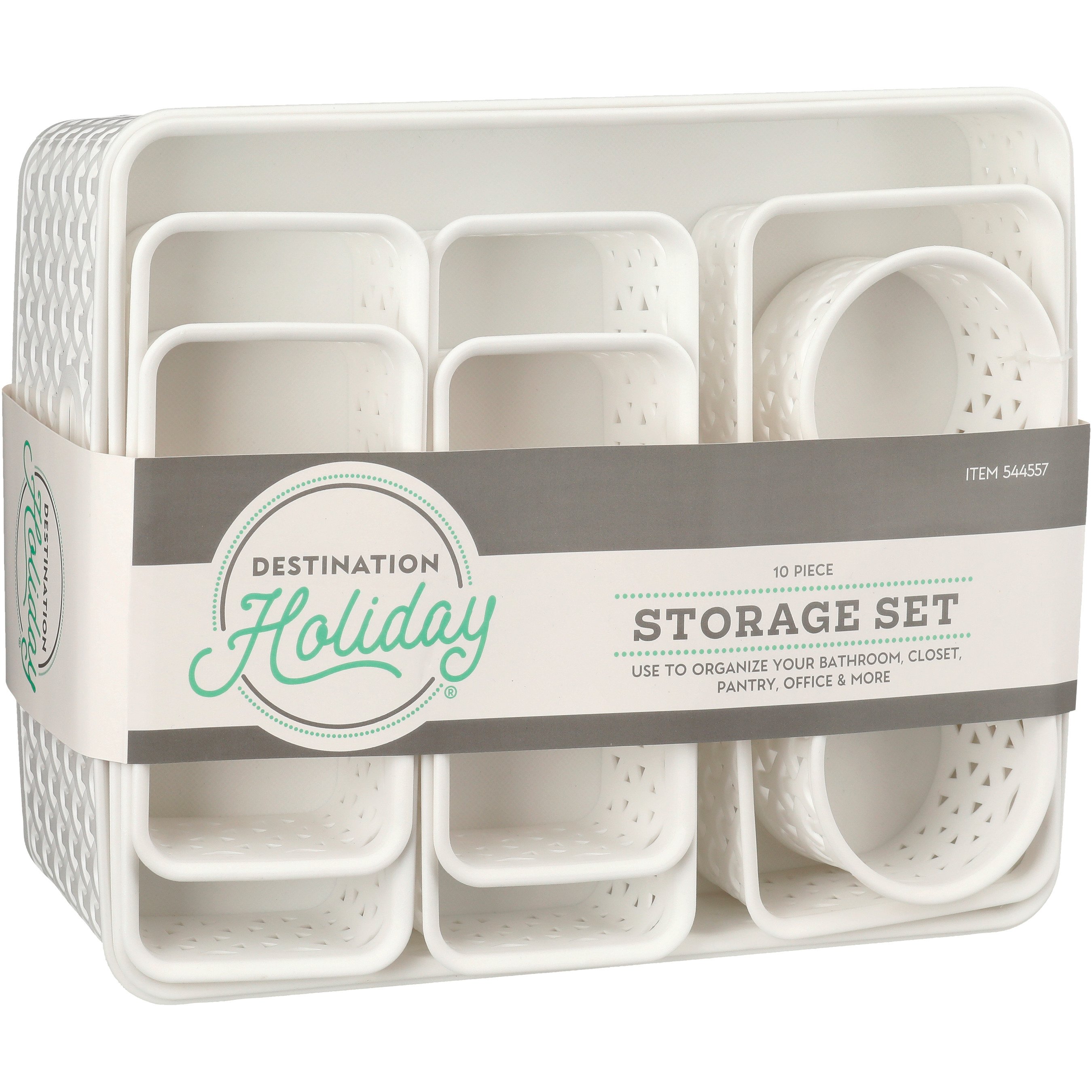 Destination Holiday Rectangle Storage Basket - Shop Storage Bins