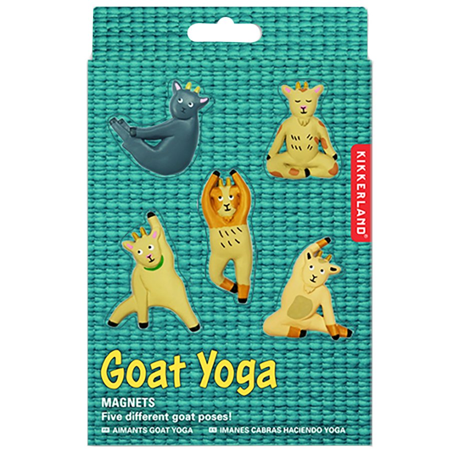 Kikkerland Goat Yoga Magnets - Shop Paper clips & fasteners at H-E-B