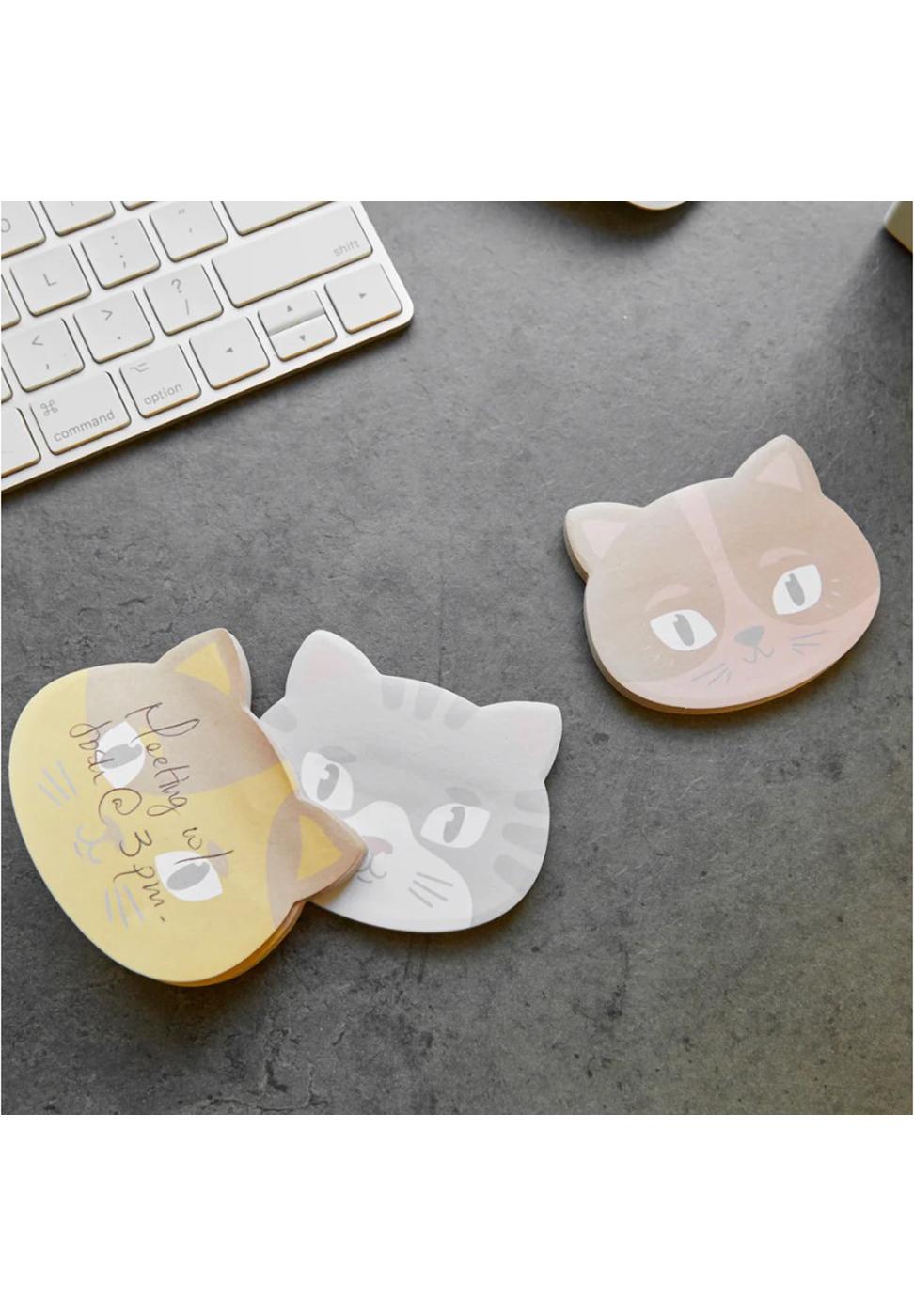 Kikkerland Kitty Cat Sticky Notes - Shop Sticky notes & index cards at ...