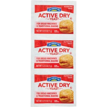 Hill Country Fare Active Dry Yeast, 3 pk