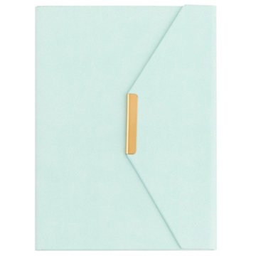 Scribble & Scribe Suede Cover Envelope Journal - Blue