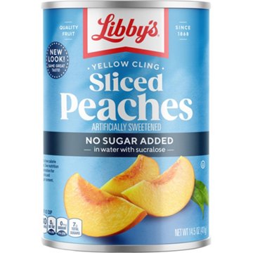 Libby's No Sugar Added Sliced Peaches, 14.5 oz