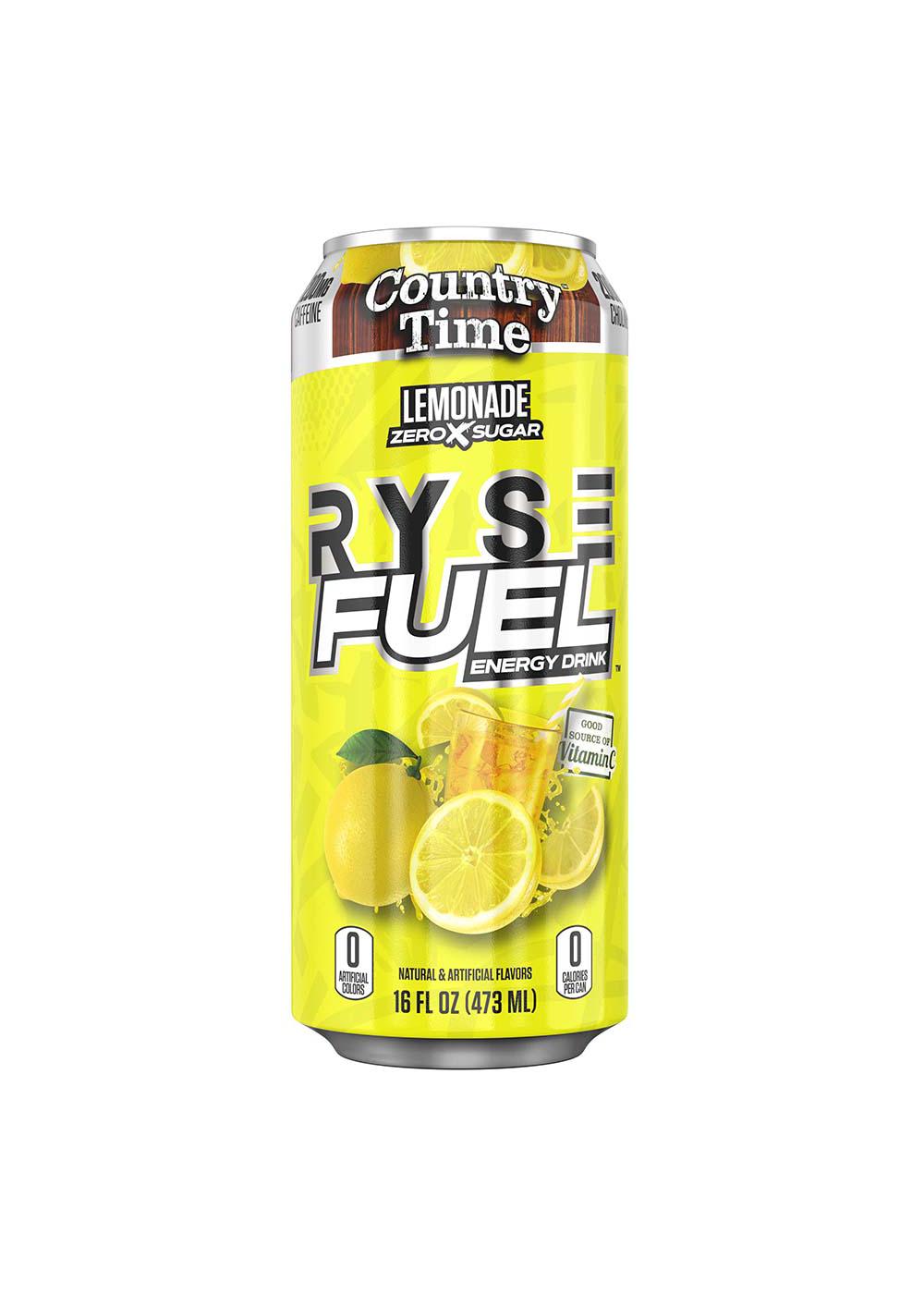 Ryse Fuel Zero Sugar Energy Drink - Country Time Lemonade; image 1 of 2