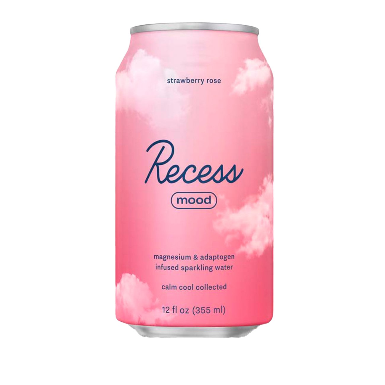 Recess Mood Infused Sparkling Water - Strawberry Rose, 12 oz