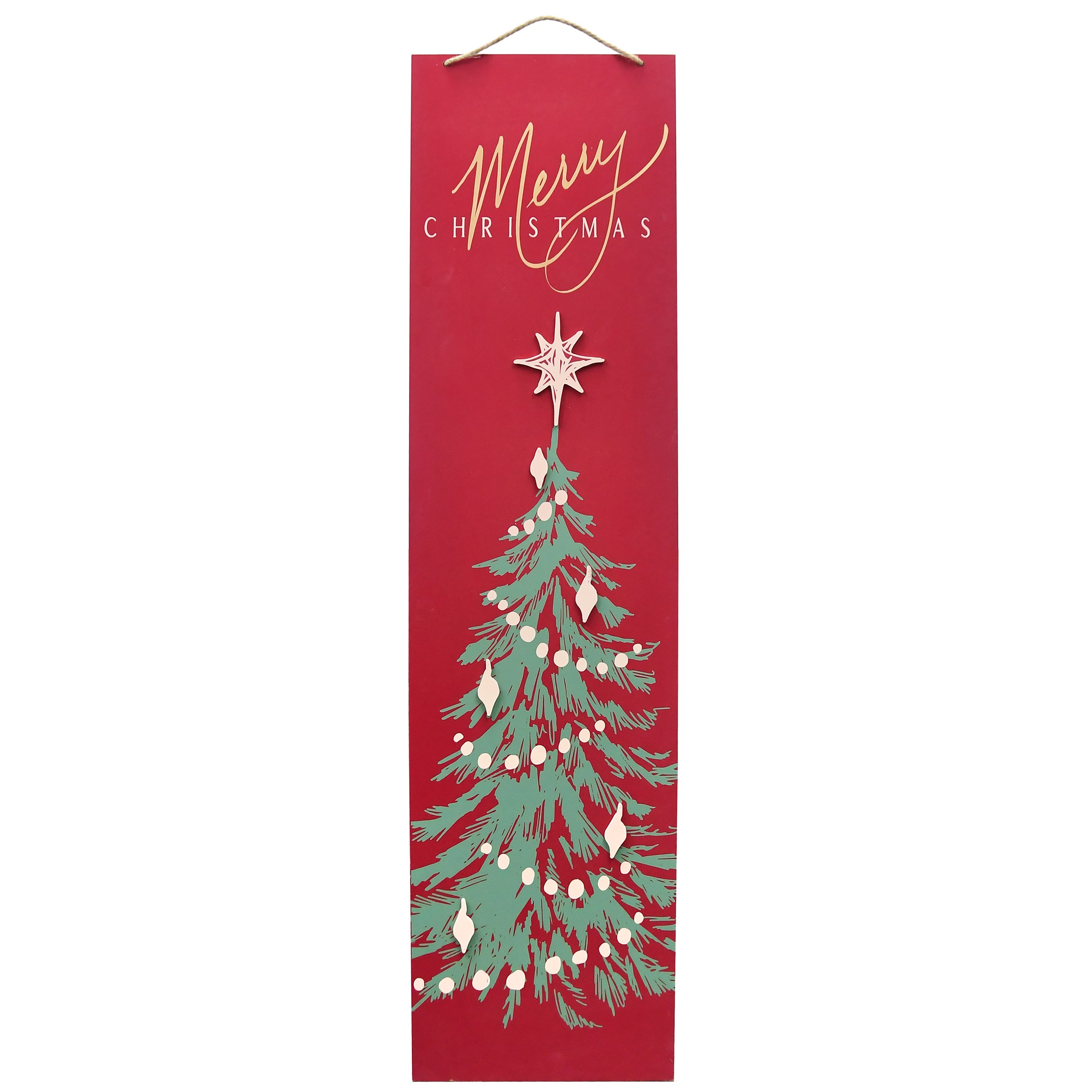 Destination Holiday Merry Christmas/Country Santa Reversible Porch