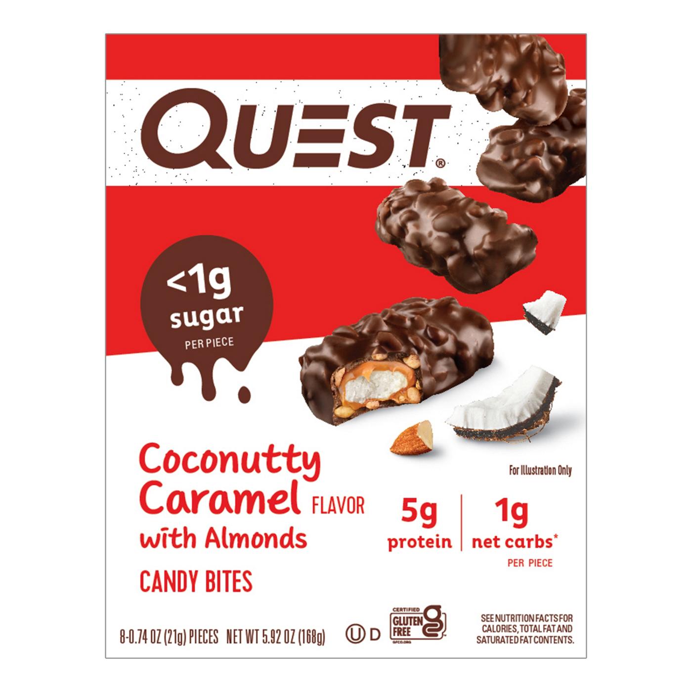 Quest Coconutty Caramel Almond Candy Bites; image 1 of 3