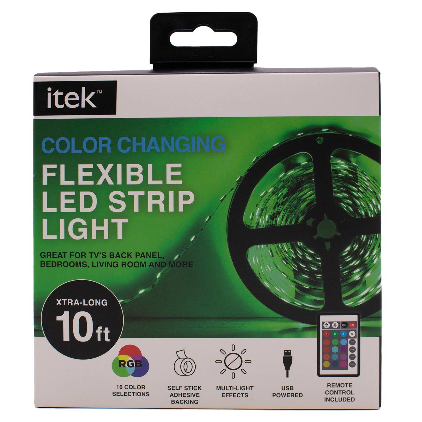 Itek Color Changing Flexible LED Light Strip; image 1 of 2