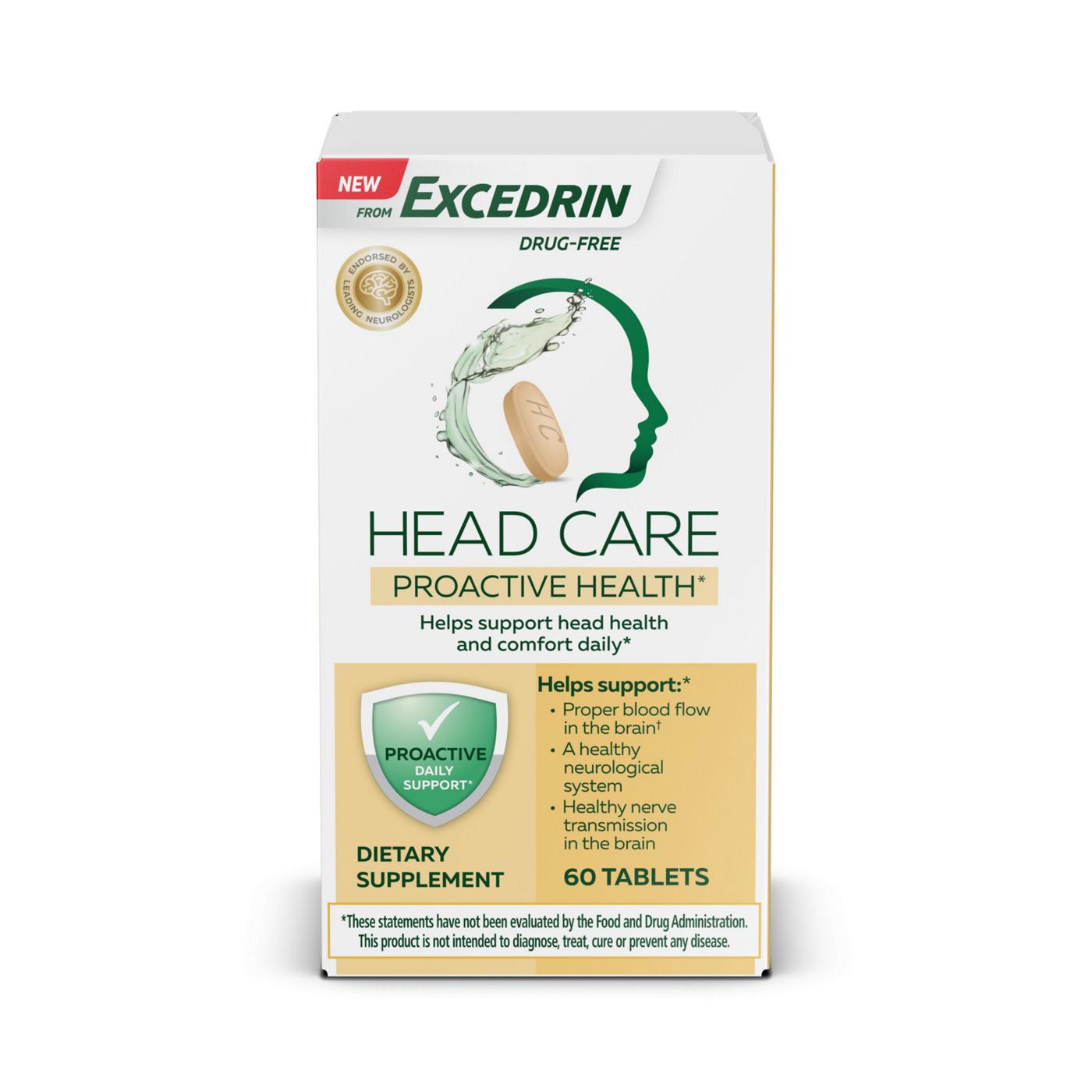 Excedrin Head Care Proactive Health Tablets; image 1 of 6