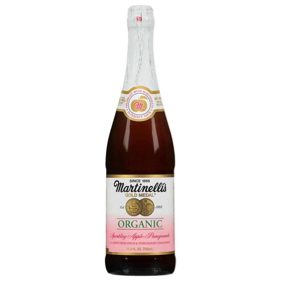 Martinelli's Gold Medal Sparkling ApplePomegranate Juice Shop Juice