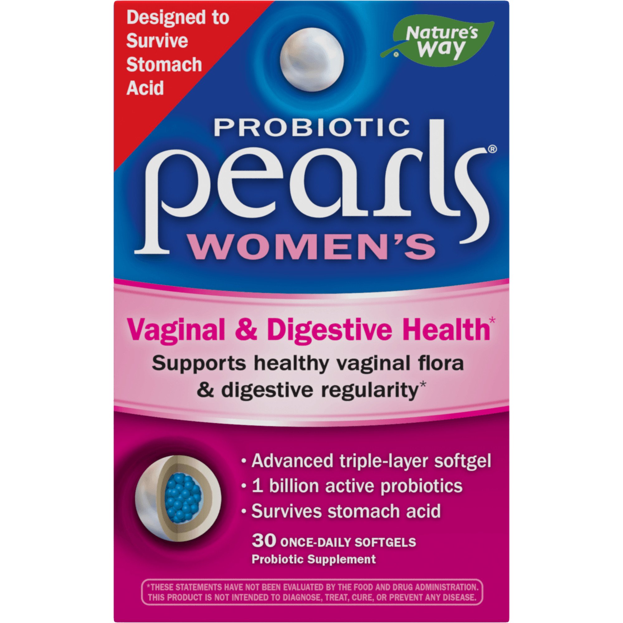 Nature's Way Women's Probiotic Pearls Softgels - Shop Diet