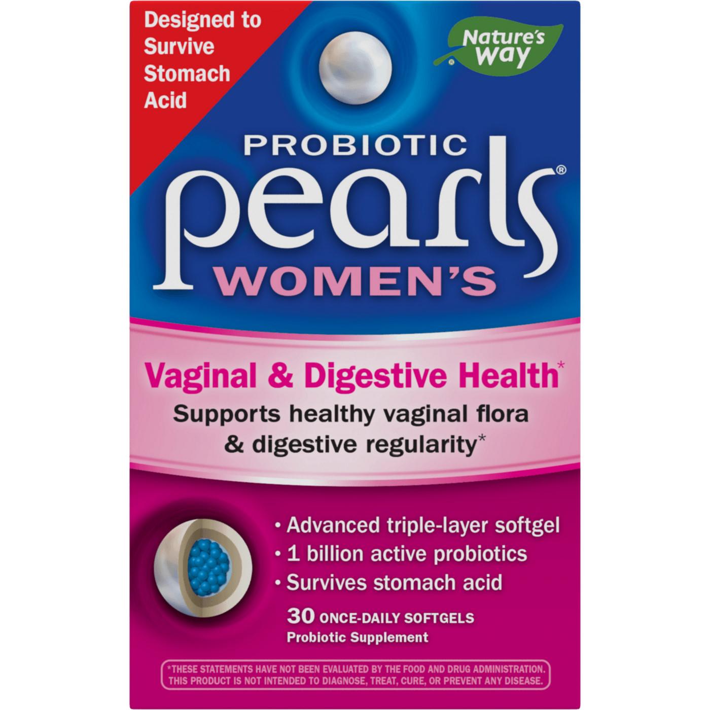 Nature's Way Women's Probiotic Pearls Softgels; image 1 of 3