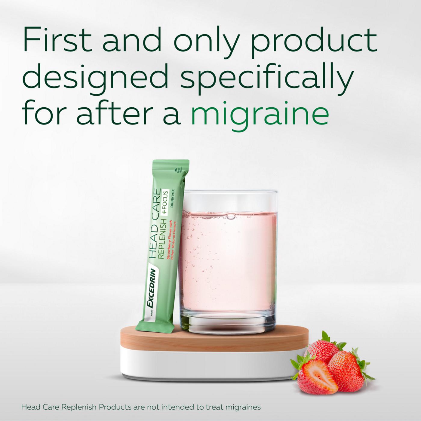 Excedrin Head Care Replenish +Focus Packets - Strawberry; image 4 of 6