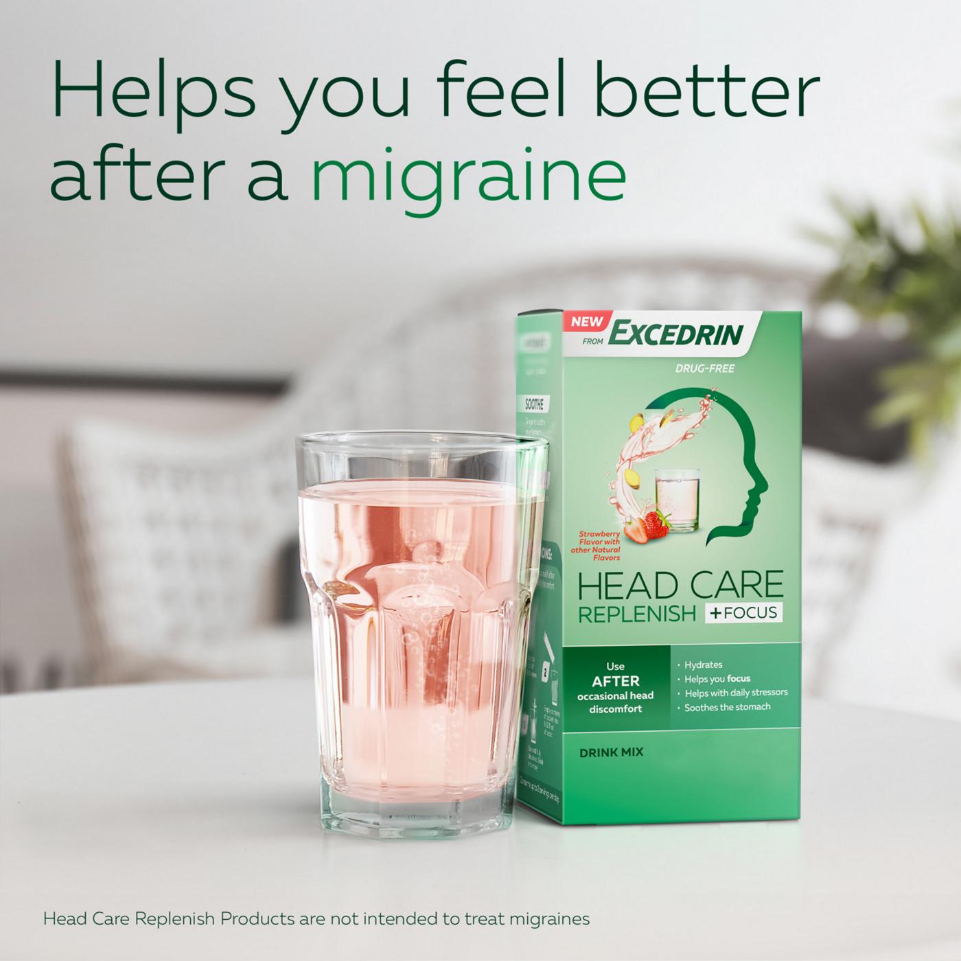 Excedrin Head Care Replenish +Focus Packets - Strawberry; image 6 of 6