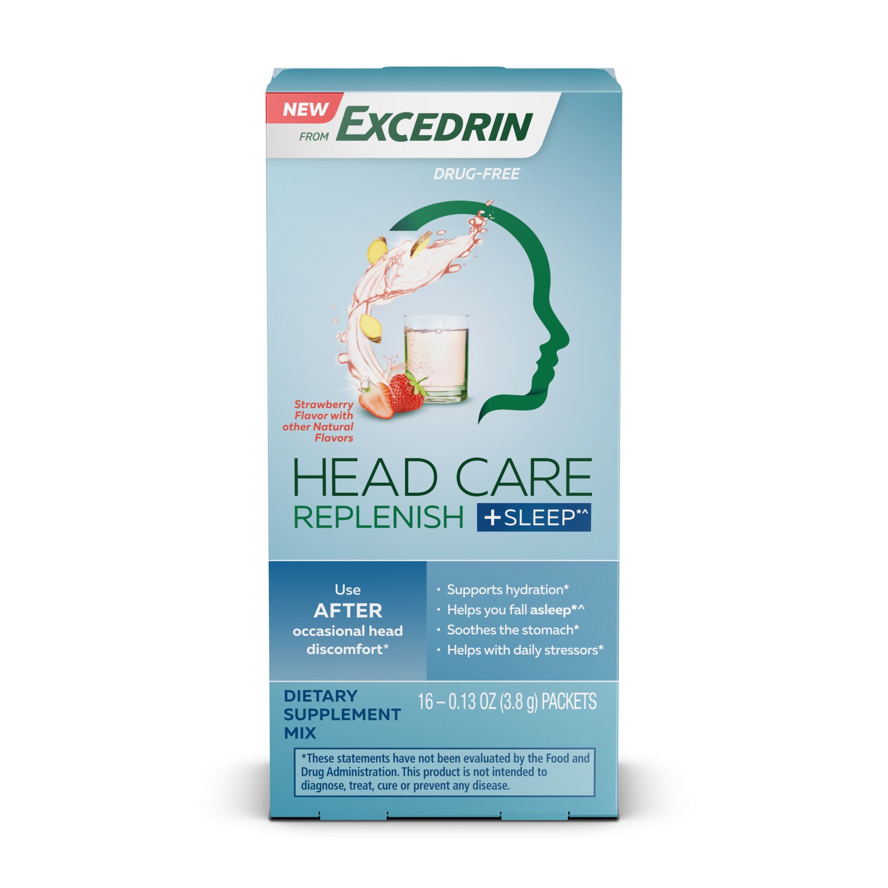 Excedrin Head Care Replenish +Sleep Packets Shop Vitamins AZ at HEB