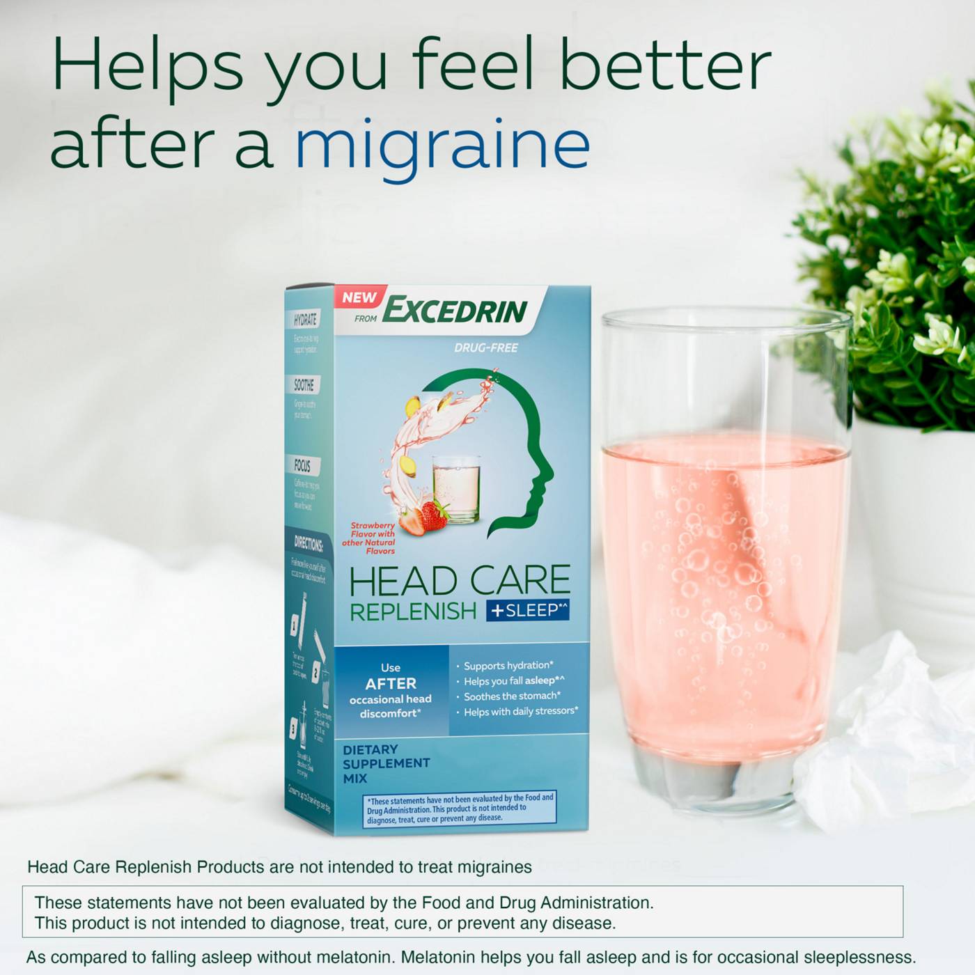 Excedrin Head Care Replenish +Sleep Packets; image 5 of 6