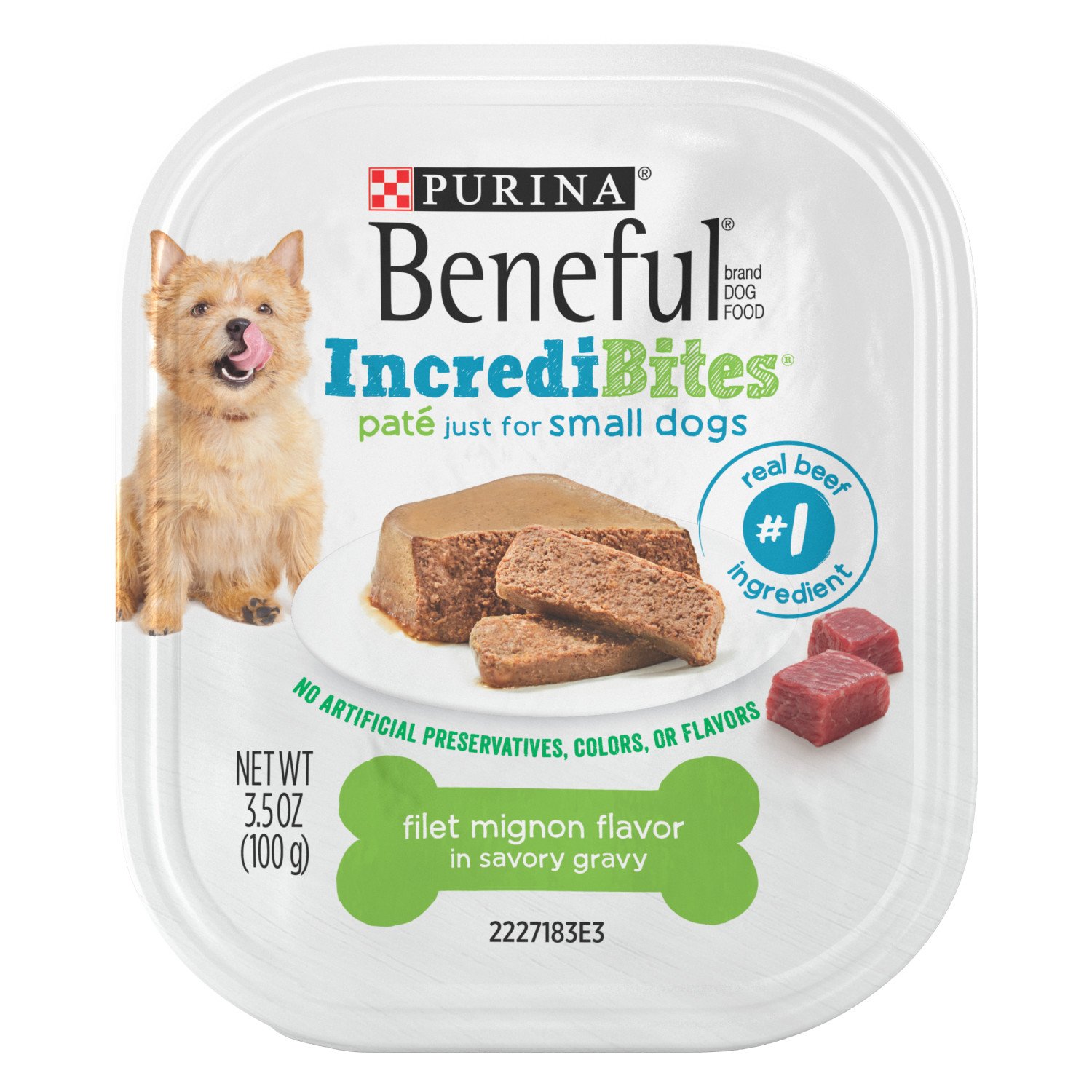 Beneful Beneful IncrediBites Pate Wet Dog Food for Small Dogs Filet