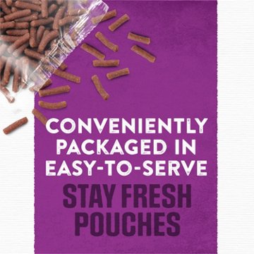 Moist & Meaty Purina Dog Food Soft Dog Food Pouches - Chopped Burger