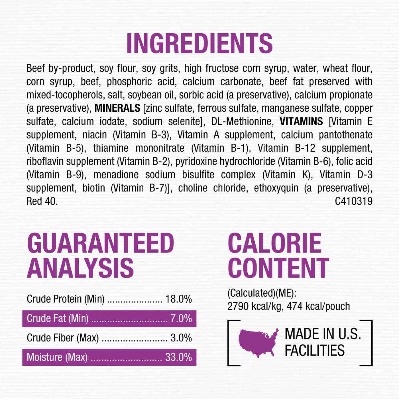 Moist & Meaty Purina Moist and Meaty Dog Food Chopped Burger Soft Dog Food Pouches; image 7 of 8